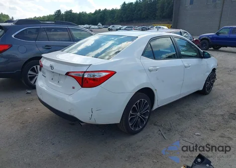 2016 Toyota Corolla S Plus from USA, damaged, VIN 2T1BURHE7GC487618